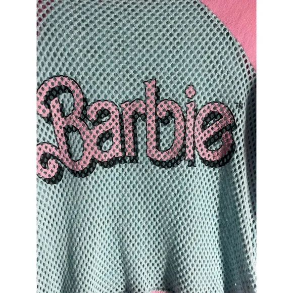 Rare Wildfox Barbie Mesh Pink Sweater - Picture 6 of 8